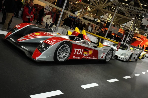 Bologna Italia Dicembre 2010 Audi R10 Tdi Ore Mans Esposta — Foto Stock