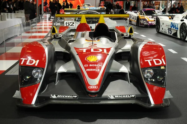 Bologna Italia Dicembre 2010 Audi R10 Tdi Ore Mans Esposta — Foto Stock