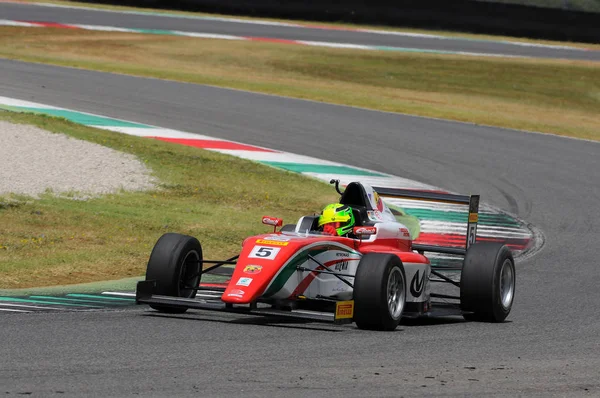 Mugello Devre Talya Temmuz 2016 Mick Schumacher Prema Powerteam Sürücü — Stok fotoğraf