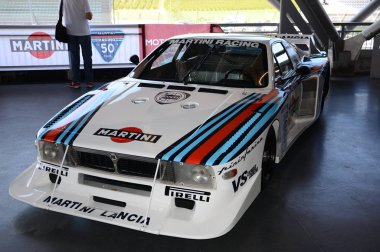 21 Nisan 2018: Lancia Martini Beta Montecarlo Motor efsane Festivali 2018 maruz. Imola Circuit İtalya.