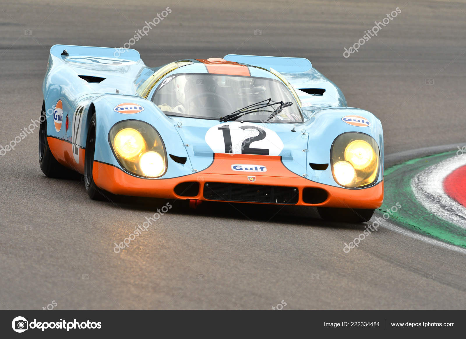 Gulf Livery Club 58 Gulf Car WERK83 1:18 Porsche 908/03 #12 Gulf
