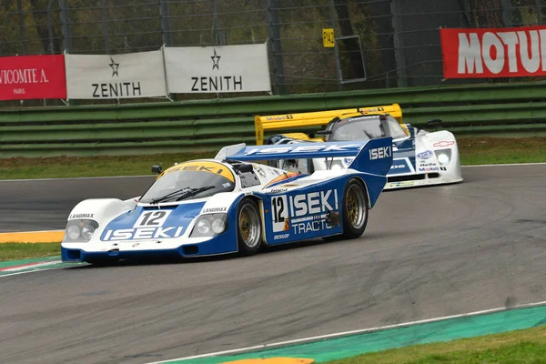 Imola Klasik Ekim 2018 Porsche 956 1985 Russel Kempnich Tarafından — Stok fotoğraf