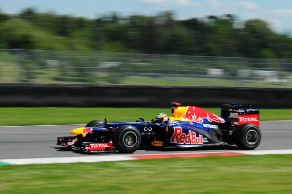 Муджелло Італія 2012 Себастьян Феттель Red Bull Racing Team Під — стокове фото