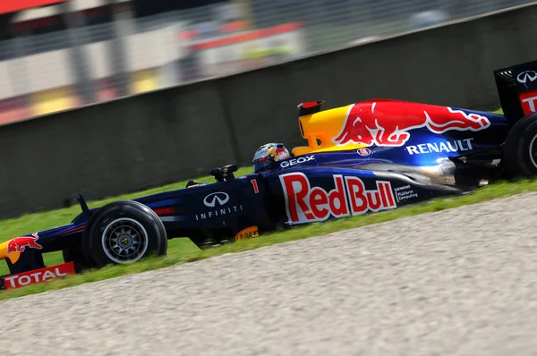 Mugello Itália 2012 Sebastian Vettel Equipe Red Bull Racing Durante — Fotografia de Stock