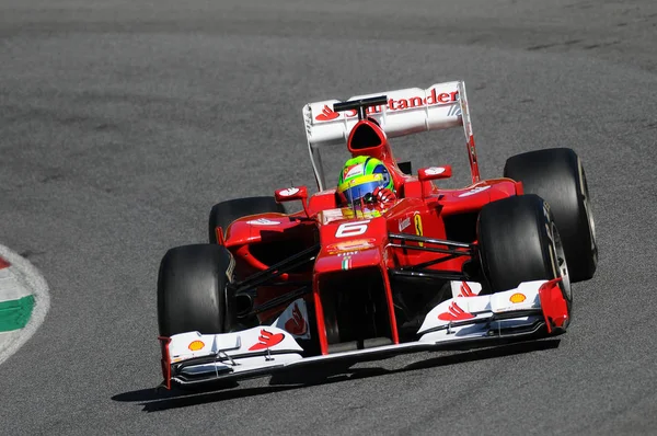 Mugello Itália 2012 Felipe Massa Ferrari Team Racing Formula One — Fotografia de Stock