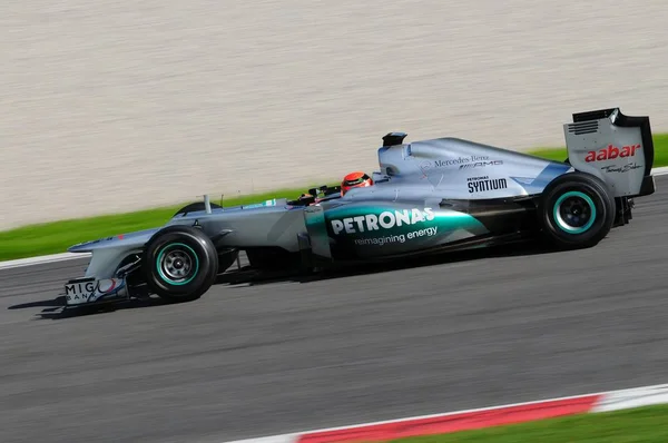 Mugello Itália Maio 2012 Michael Schumacher Mercedes Team Racing Formula — Fotografia de Stock