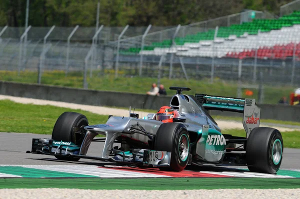 Mugello Italien Maj 2012 Michael Schumacher Mercedes Laget Racing Formula — Stockfoto