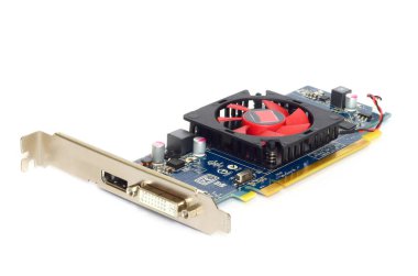 Bilgisayar kartı beyaza izole edildi