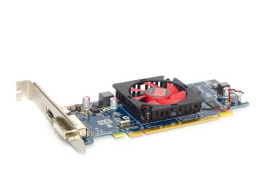 Bilgisayar kartı beyaza izole edildi