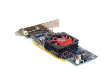 Bilgisayar kartı beyaza izole edildi