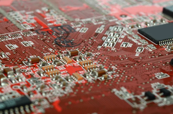 detay elektronik komponentleri bilgisayar grafik kartı.