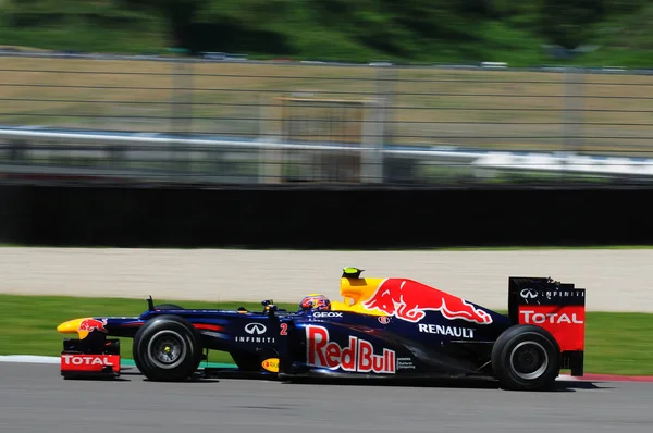 Mugello Itália Maio 2012 Mark Webber Red Bull Racing Team — Fotografia de Stock