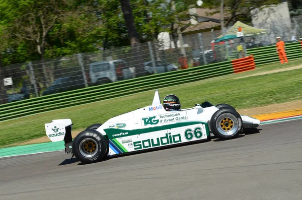 Abril 2018 Dreelan Tommy Correr Com Histórico 1982 Carro Williams — Fotografia de Stock