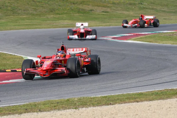 Mugello Outubro 2017 Modern Era Ferrari Ação Circuito Mugello Itália — Fotografia de Stock