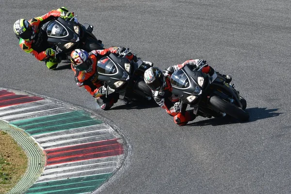 Mugello-Italya, 23 Mart: Loris Capirossi sırasında eylem Aprilia gün 2019 Italya 'da Mugello Circuit