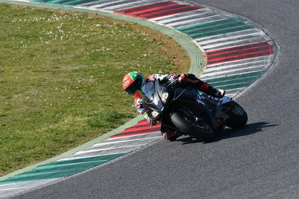 Mugello Italya Mart Roberto Locatelli Sırasında Eylem Aprilia Gün 2019 — Stok fotoğraf