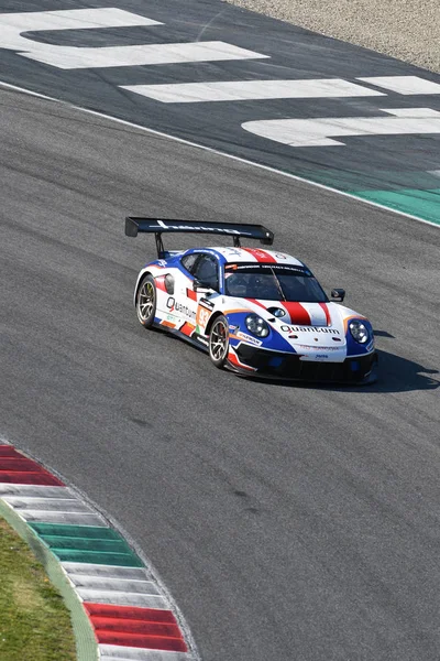 Olaszország 2019 Március Porsche 911 Gt3 Herberth Motorsport Németország Team — Stock Fotó