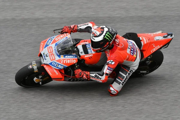 Mugello Itália Junho 2018 Jorge Lorenzo Piloto Espanhol Equipa Ducati — Fotografia de Stock