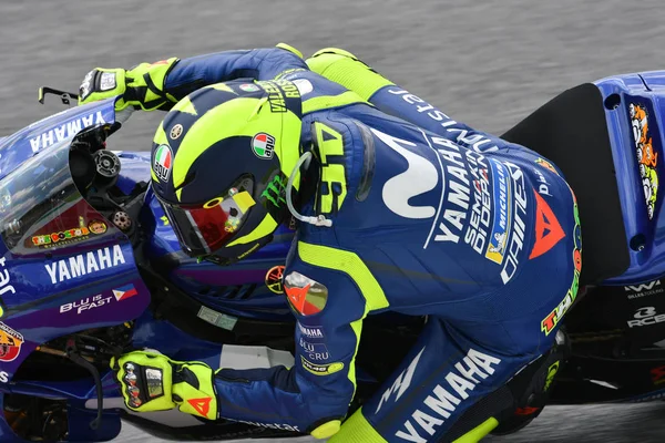 Mugello Itália Junho Italian Yamaha Movistar Team Rider Valentino Rossi — Fotografia de Stock