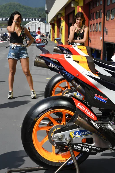 Mugello Italie Juin Honda Rc213V 2018 Repsol Honda Team Dans — Photo