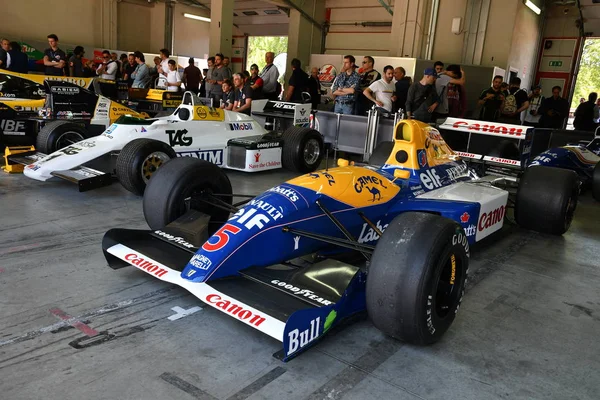 이몰라 2019년 27일 역사적인 1983 윌리엄스 Fw08 테스트 Ayrton Senna — 스톡 사진