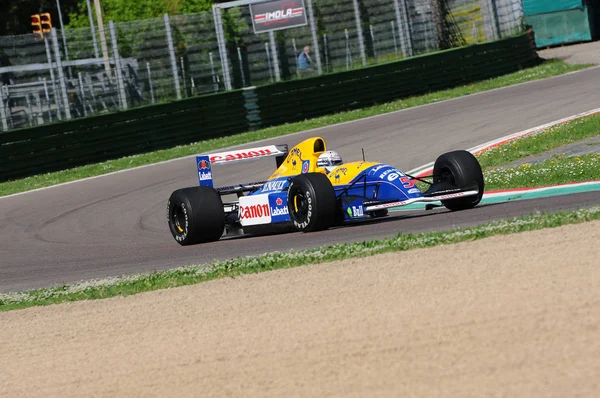 Imola Április 2019 Historic 1992 Williams Fw14B Riccardo Patrese Nigel — Stock Fotó