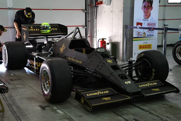 Imola April 2019 Detail Historic 1985 Lotus 97T John Player — стоковое фото