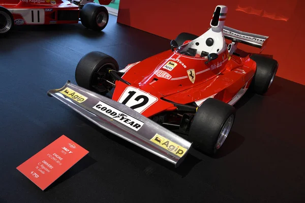 Mugello Octubre 2017 Ferrari Vintage 312 1975 Niki Lauda Paddock — Foto de Stock