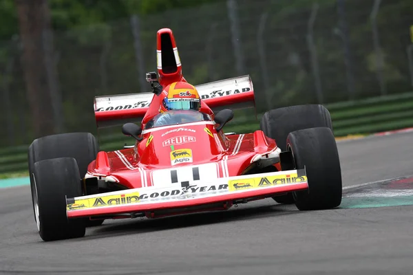 Imola Maio 2017 Histórico 1970 Ferrari Modelo 312 Durante Dia — Fotografia de Stock