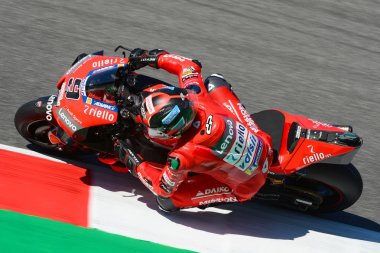Mugello - İtalya, 31 Mayıs: İtalyan Ducati Takımı binicisi Danilo Petrucci Mayıs 2019'da İtalya'da Motogp'nin İtalya Gp 2019'da