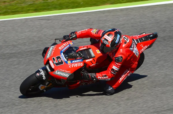 Mugello Talya Mayıs Talyan Ducati Takımı Binicisi Danilo Petrucci Mayıs — Stok fotoğraf