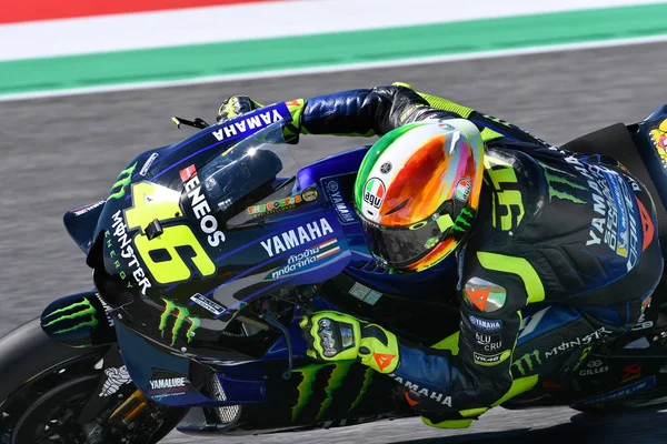 Mugello Italien Juni Italienska Yamaha Movistar Team Rider Valentino Rossi — Stockfoto