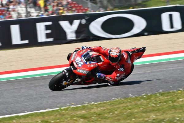 Mugello Italië Juni 2019 Italiaanse Ducati Team Rijder Andrea Dovizioso — Stockfoto