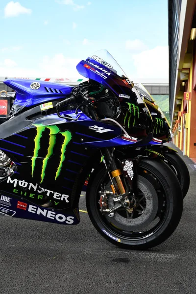 Муджелло Італія Травня 2019 Yamaha Monster Energy Team Rider Maverick — стокове фото