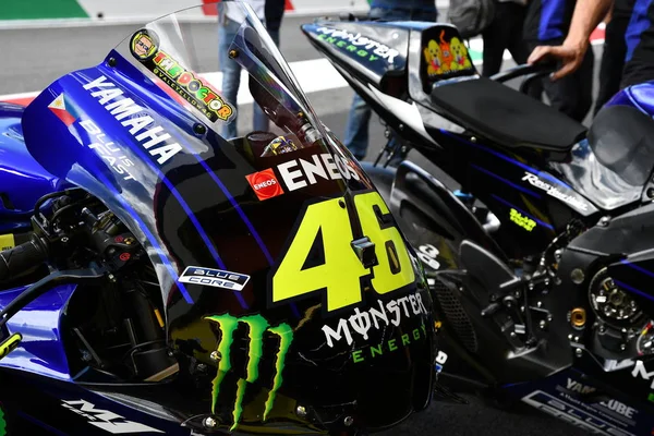 Mugello Itália Maio 2019 Mugello Itália Maio 2019 Yamaha Monster — Fotografia de Stock