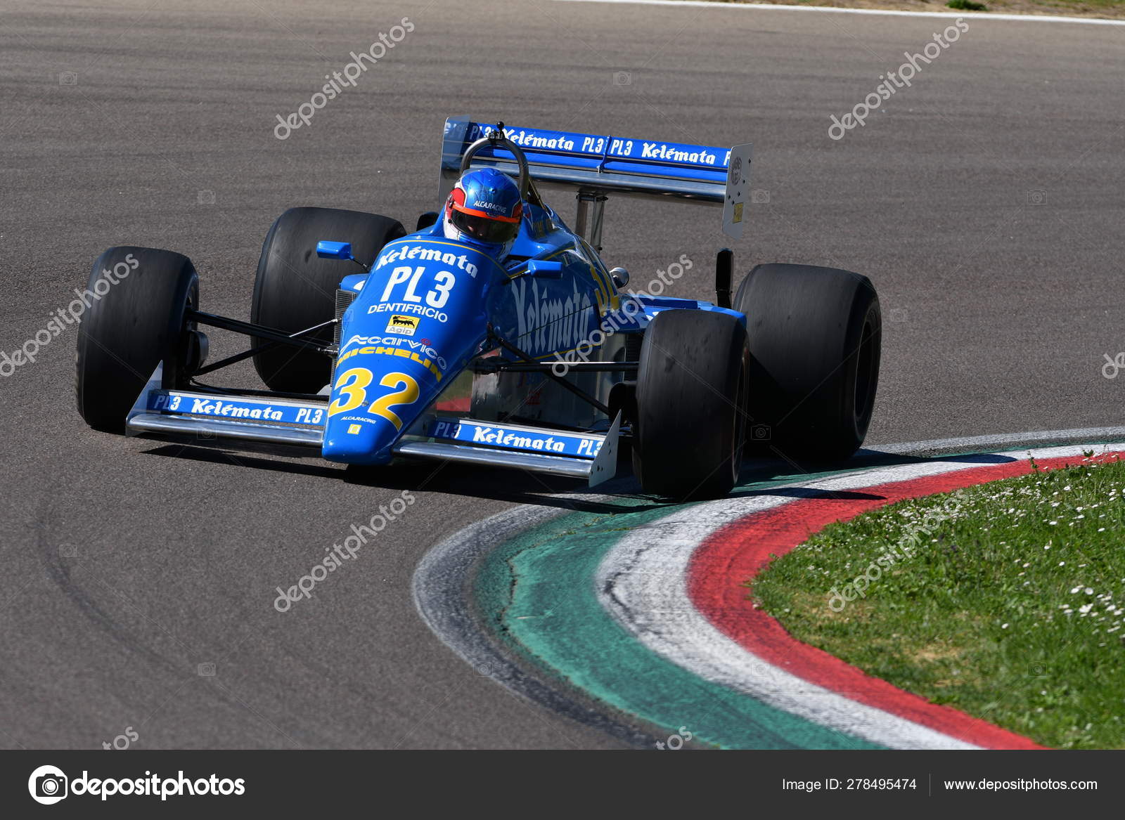 Imola Abril 19 Historico 19 Osella Fa1e Alfa Romeo Impulsionado Fotografia De Stock Editorial C Dan74