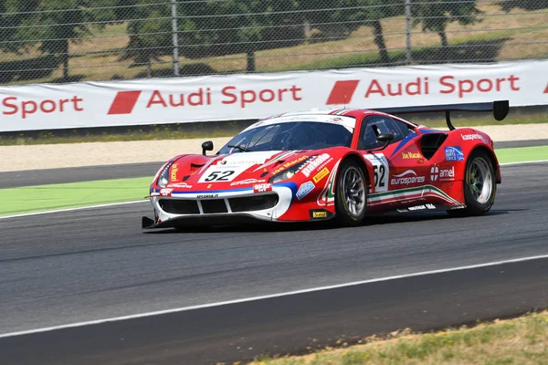 Circuito Mugello Itália Julho 2019 Ferrari 488 Gt3 Equipe Corse — Fotografia de Stock