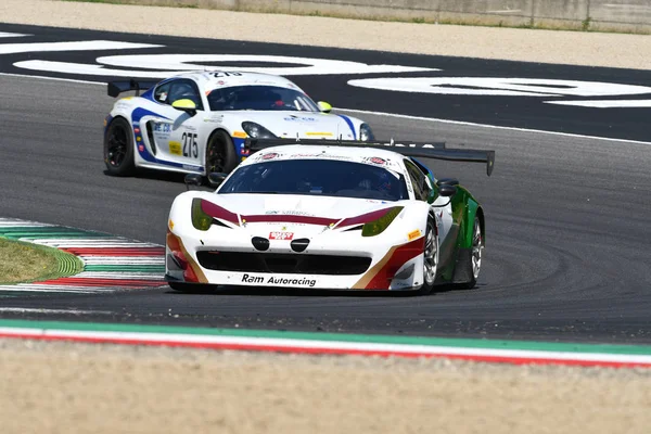 Mugello Schaltung Italien Juli 2019 Ferrari 458 Gt3 Des Iron — Stockfoto