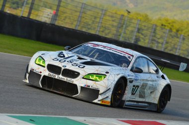 Mugello Pisti, İtalya - 17 Temmuz 2016: BMW M6 GT3 BMW İtalyan Takımı, Alex Zanardi, Campionato Italiano GT Mugello Pisti.