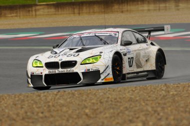 Mugello Pisti, İtalya - 17 Temmuz 2016: BMW M6 GT3 BMW İtalyan Takımı, Alex Zanardi, Campionato Italiano GT Mugello Pisti.
