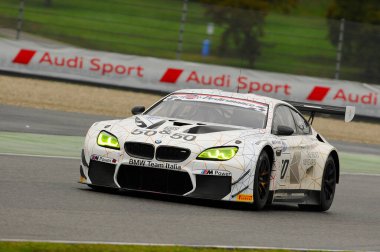 Mugello Pisti, İtalya - 17 Temmuz 2016: BMW M6 GT3 BMW İtalyan Takımı, Alex Zanardi, Campionato Italiano GT Mugello Pisti.