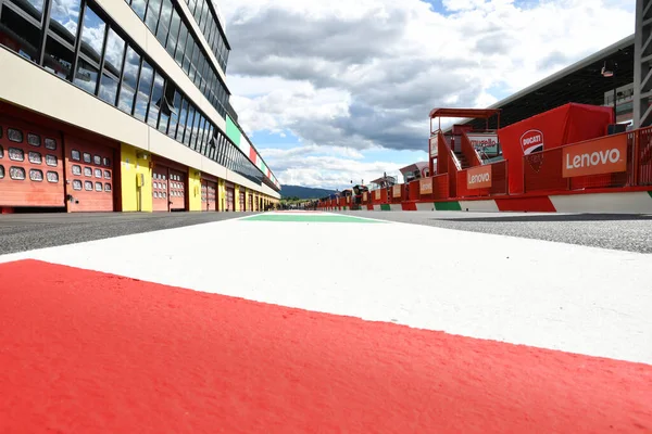 Scarperia Mugello Itália Maio Detalhes Pitlane Das Infraestruturas Circuito Mugello — Fotografia de Stock