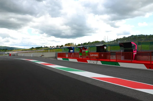 Scarperia Mugello Italy May Details Pitlane Infrstructures Mugello Circuit 2019 — стокове фото