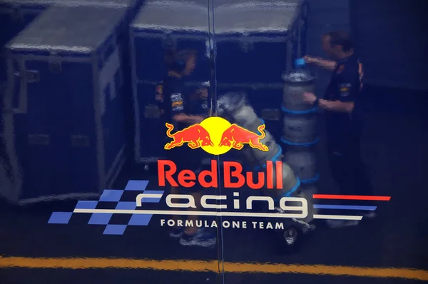 Mugello Italy May 2012 Detail Red Bull Racing Team Logo — Stock Photo, Image