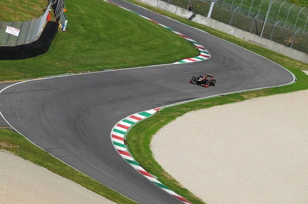 Mugello Olaszország Május 2012 Romain Grosjean Lotus Renault Drive Testing — Stock Fotó
