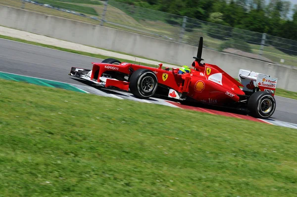 Mugello Olaszország 2012 Felipe Massa Ferrari Csapatversenyzőjétől Akció Közben Olaszországi — Stock Fotó