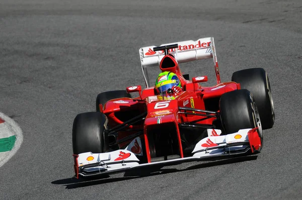 Mugello Italie 2012 Felipe Massa Ferrari Team Racing Action Lors — Photo