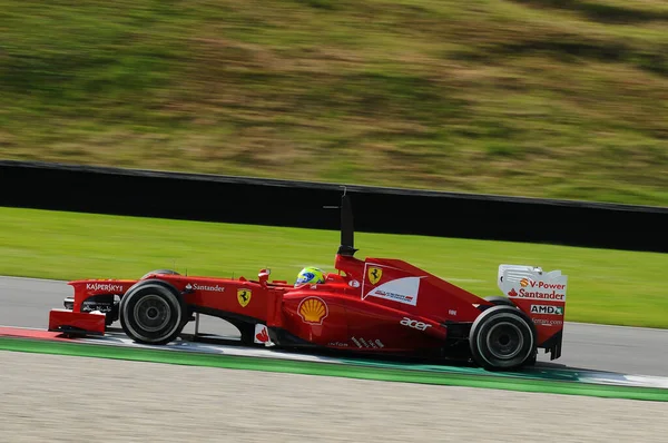 Mugello Itália 2012 Felipe Massa Ferrari Equipe Corrida Ação Durante — Fotografia de Stock