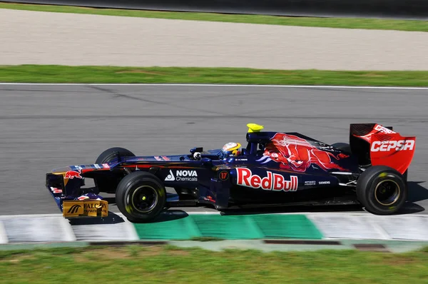 Мужелло Италия Май 2012 Года Жан Эрик Вернь Toro Rosso — стоковое фото