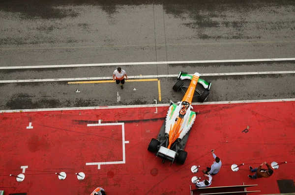 Mugello Italy Mayis 2012 Force India Takımından Jules Bianchi Formula — Stok fotoğraf